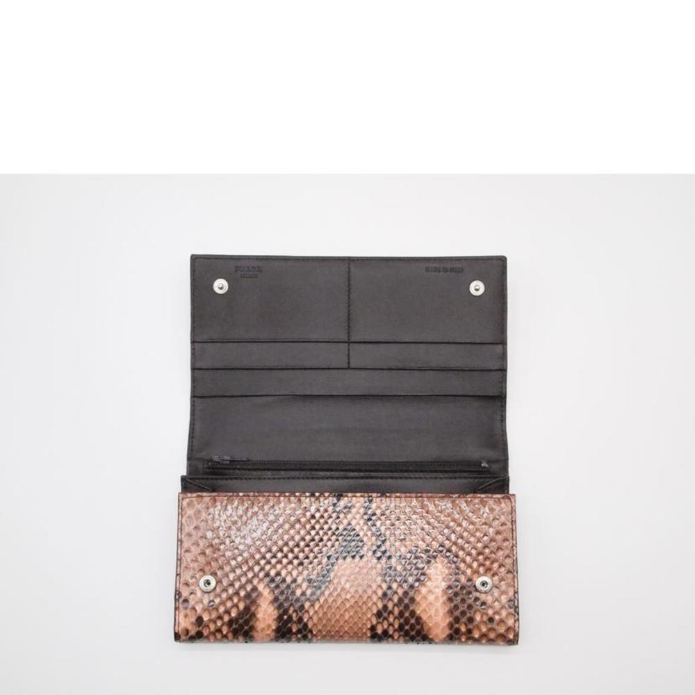 Prada Prada Python Bi-Fold Wallet Black - image 4